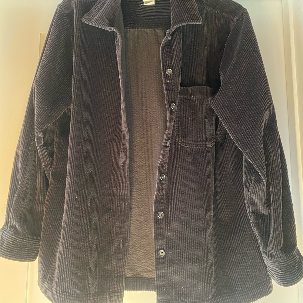 Vintage L.L. Bean Black Corduroy Shirt